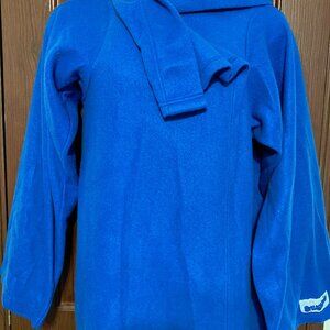 Wearable blanket with sleeves blue snuggie unisex